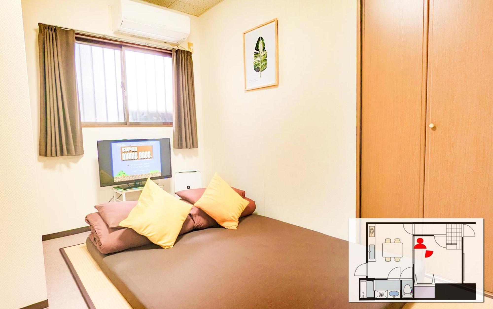アパート 1 Tatami Bedroom With Famicon&dining Kitchen, Doumotengachaya Dt01 *